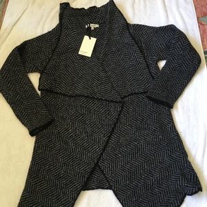 Italian made draped sweater.